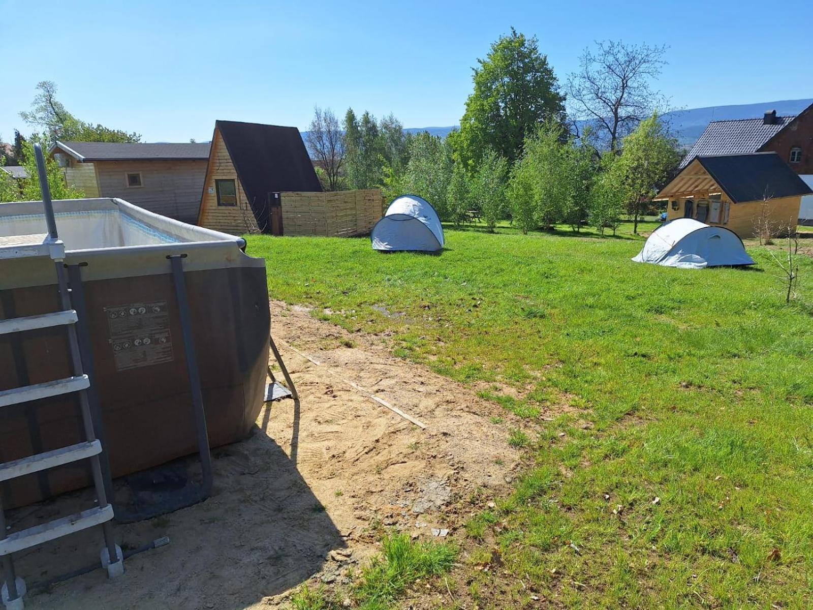 Giebultow  Camping, Zabierz Wlasny Namiot Kameralne Pole Namiotowe Z Basenem Kinem Plenerowym Miejscem Na Ognisko I Placem Zabaw Zywe Zwierzeta Agroturystyka מראה חיצוני תמונה